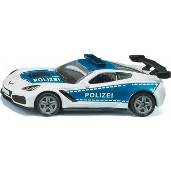 siku Chevrolet Corvette Zr1 Police Car, Police Toy, Metal/Plastic 1525 4006874015252