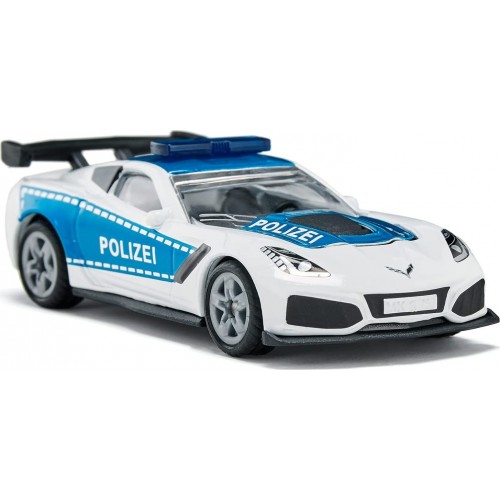 siku Chevrolet Corvette Zr1 Police Car, Police Toy, Metal/Plastic 1525 4006874015252