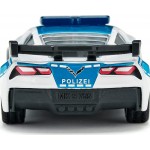 siku Chevrolet Corvette Zr1 Police Car, Police Toy, Metal/Plastic 1525 4006874015252