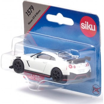 siku Nissan Gt-R Nismo, Toy Car, Metal/Plastic, Black/White, Wit 1579 4006874015795