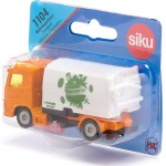 siku Street Sweeper, Toy, Metal/Plastic, Yellow/White, Folding 1104 4006874011049