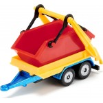 siku Truck With Skip And Trailer, Toy Truck, Metal/Plastic, Mult 1695 4006874016952