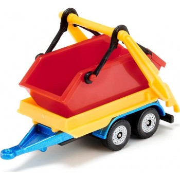 siku Truck With Skip And Trailer, Toy Truck, Metal/Plastic, Mult 1695 4006874016952