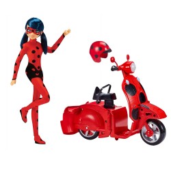 Giochi Preziosi Miraculous Scooter with Exclusive Doll Ladybug MRA47000 8056379139188