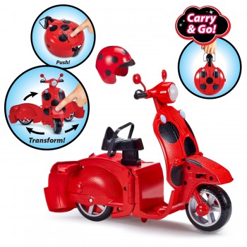 Giochi Preziosi Miraculous Σκουτερ με Αποκλειστική Κούκλα Ladybug MRA47000 8056379139188