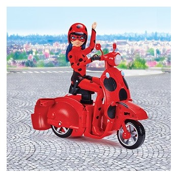Giochi Preziosi Miraculous Σκουτερ με Αποκλειστική Κούκλα Ladybug MRA47000 8056379139188