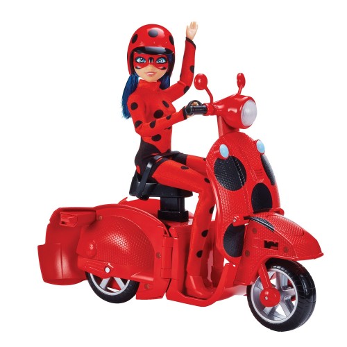 Giochi Preziosi Miraculous Σκουτερ με Αποκλειστική Κούκλα Ladybug MRA47000 8056379139188
