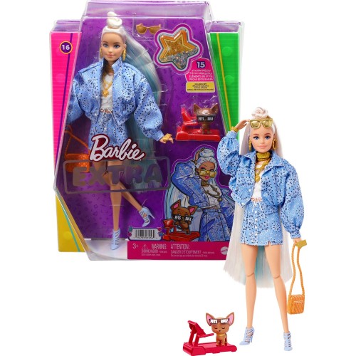 Mattel Barbie Extra - Blonde Bandana HHN08 194735072569