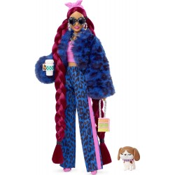 Mattel Barbie Extra - Blue Leopard Track Suit HHN09 194735072637