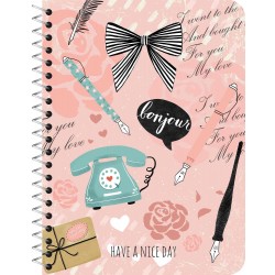 Pelikan Τετράδιο SPR Lady Lovely 17x25 3 Θεμάτων 90 Φύλλων 4 σχέδια 1681850 5201680001850