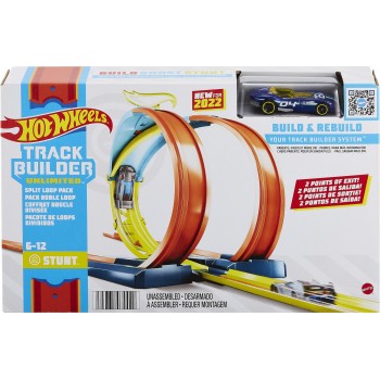Mattel Hot Wheels Track Builder Unlimited Split Loop GLC87 / HDX77 194735034420