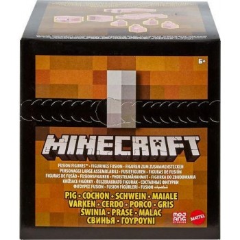 Mattel Minecraft Κατασκευη Μεγαλης Φιγουρας Pig GVV14 / GVV18 887961933208