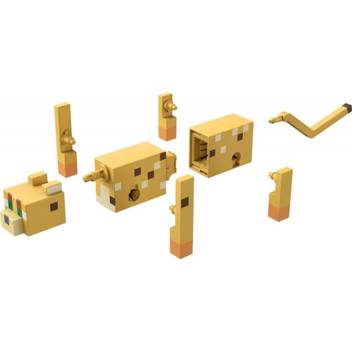 Mattel Minecraft Κατασκευη Μεγαλης Φιγουρας Ocelot GVV14 / HDV56 194735032327