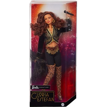 Mattel Barbie Signature Gloria Estefan Barbie Doll In Gold And Black Fas HCB85 194735006779
