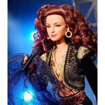 Mattel Barbie Signature Gloria Estefan Barbie Doll In Gold And Black Fas HCB85 194735006779