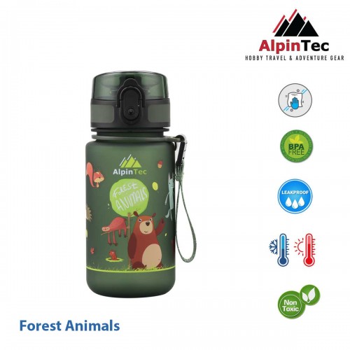 AlpinTec kids 350ml D.GREEN (Forest Animals) C-350DG-FA 4891321282147