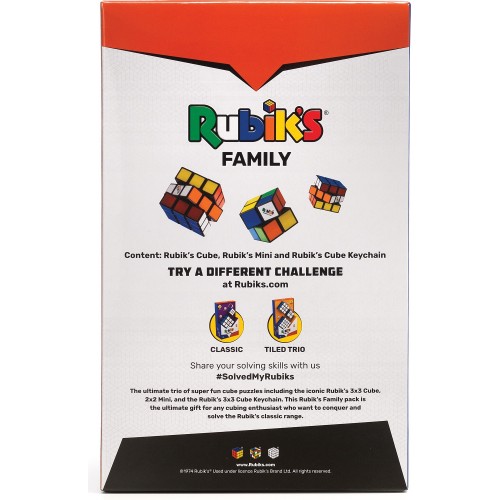 Spin Master Rubiks Cube Family Pack με 3 κύβους 6064015 778988420041