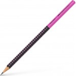 Faber-Castell Grip 2001 Μολύβι Δίχρωμο Μαύρο/ Ροζ HB 517011 4005405170118