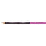 Faber-Castell Graphite Pencil, Grip 2001 - Two Tone Black/Pink 517011 4005405170118