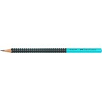 Faber-Castell Graphite Pencil, Grip 2001 - Two Tone Black/Turquoise 517012 4005405170125