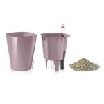 Lechusa LECHUZA ΑΥΤΟΠΟΤΙΖΟΜΕΝΗ ΓΛΑΣΤΡΑ MINI-DELTINI Pastel Violet High-Gloss All-In-One Set 14955 4008789149558