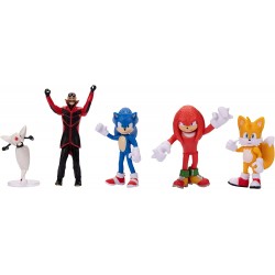 JAKKS PACIFIC Sonic The Hedgehog, Sonic 2 Movie Σετ Φιγούρες 6.5 cm JPA41268 192995412682