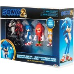 JAKKS PACIFIC Sonic The Hedgehog, Sonic 2 Movie Action Figure Set JPA41268 192995412682