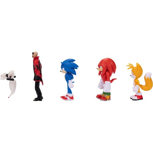 JAKKS PACIFIC Sonic The Hedgehog, Sonic 2 Movie Σετ Φιγούρες 6.5 cm JPA41268 192995412682