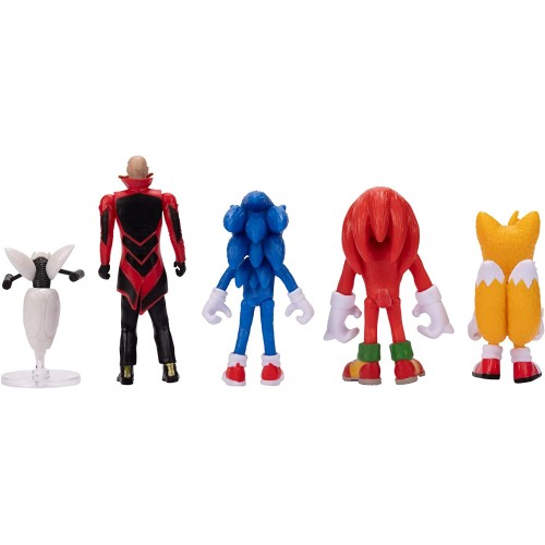 JAKKS PACIFIC Sonic The Hedgehog, Sonic 2 Movie Action Figure Set JPA41268 192995412682