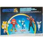 JAKKS PACIFIC Sonic The Hedgehog, Sonic 2 Movie Action Figure Set JPA41268 192995412682