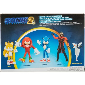 JAKKS PACIFIC Sonic The Hedgehog, Sonic 2 Movie Action Figure Set JPA41268 192995412682
