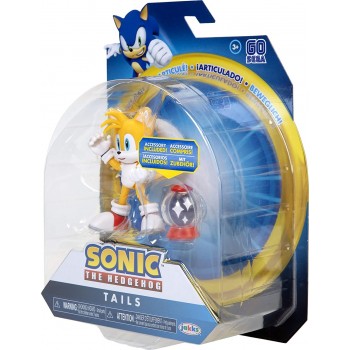 JAKKS PACIFIC Sonic The Hedgehog  Modern Tails Action Figure With Invincible JPA41440-X / 3 192995403857