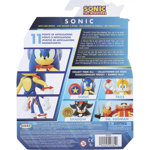JAKKS PACIFIC Sonic The Hedgehog 4 Modern Sonic Action Figure JPA41440-X / 2 192995403840