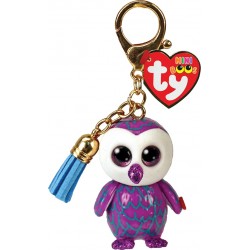 ty Mini Boos Clip Moonlight Owl Purple 1607-25054 008421250547