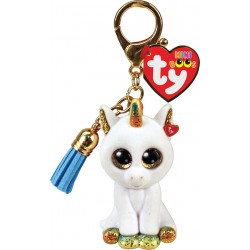 ty Mini Boos Clip Pixy Unicorn White 1607-25055 008421250554