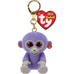 ty Mini Boos Clip Grapes Monkey Purple 1607-25070 008421250707