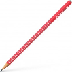 Faber-Castell Sparkle Graphite Pencil, Candy Cane Red 118240 4005401182405