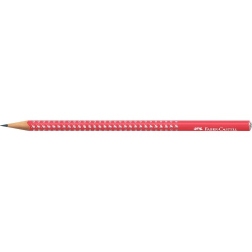 Faber-Castell Sparkle Graphite Pencil, Candy Cane Red 118240 4005401182405