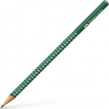 Faber-Castell Sparkle Graphite Pencil, Forest Green Μολύβι Πράσινο Β 118239 4005401182399