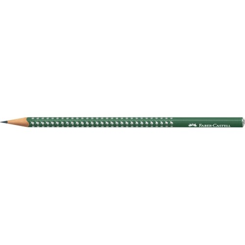 Faber-Castell Sparkle Graphite Pencil, Forest Green 118239 4005401182399