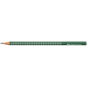 Faber-Castell Sparkle Graphite Pencil, Forest Green Μολύβι Πράσινο Β 118239 4005401182399