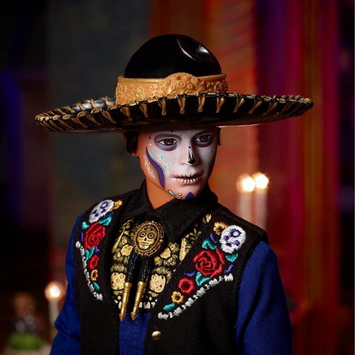 Mattel Barbie Ken Day Of The Dead Dia De Los Muertos Ken Συλλεκτική Κούκλα HBY10 194735004997