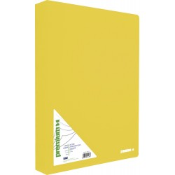 A&G PAPER Ντοσιέ Σχολικό PP 4 κρίκων Τύπου O-ring Premium A4 Κίτρινο (ράχη 3cm) 32214 5205616322149