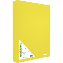 A&G PAPER Ντοσιέ Σχολικό PP 2 κρίκων Τύπου O-ring Premium A4 Κίτρινο (ράχη 3cm) 32206 5205616322064