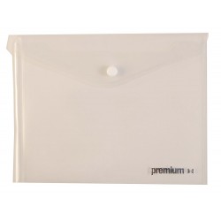 A&G PAPER Φάκελος PP Κουμπί Premium A4 
Διαφανές 26362 5205616930016