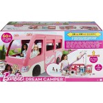 Mattel Barbie Dreamcamper Vehicle Playset, 2.5 Feet Tall With Rolling Wheels, 7 Play Areas, Pool, Slide And 60+ Accessories HCD4