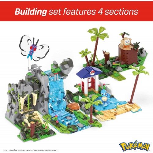 MEGA Pokemon Ultimate Jungle Expedition Building Set With 1362 Compatible Bricks And Pieces HHN61 194735073092
