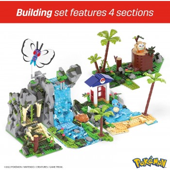 MEGA Pokemon Ultimate Jungle Expedition Building Set With 1362 Compatible Bricks And Pieces HHN61 194735073092