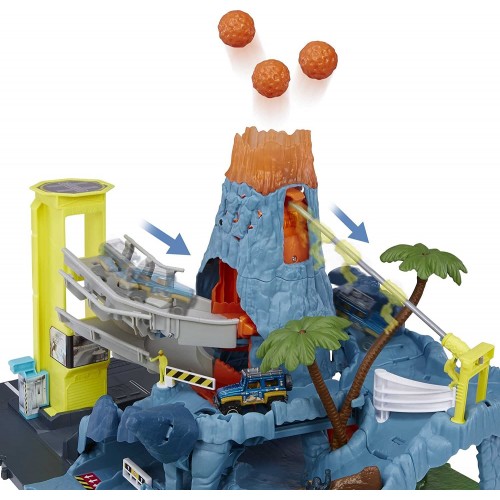 Mattel Action Drivers Volcano Escape Ηφαιστειο Σετ Παιχνιδιου HHW21 194735077427
