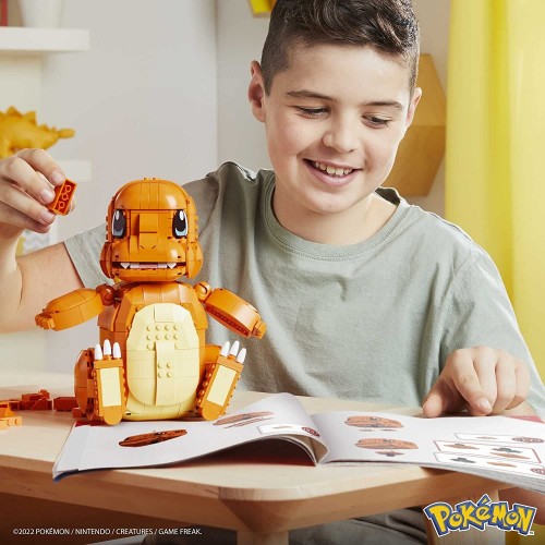 MEGA Pokemon Jumbo Charmander building set with 750 compatible bricks HHL13 194735070411